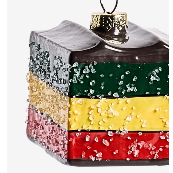 Italian Rainbow cookie Christmas Ornament - Picture 2 of 3